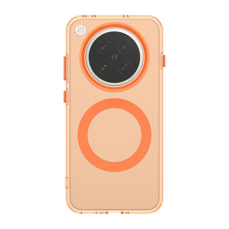 Para Capa OPPO Find X8S Capa OPPO Find X8S Capas Transparentes Carregamento Sem Fio Magnético Anular Fosco Transparente Fundas OPPO Find X8S