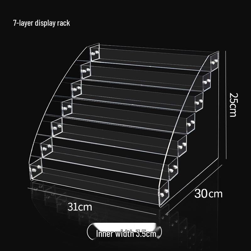 Acrylic Multi-Layer Display Stand & Storage Box for Cosmetics and More