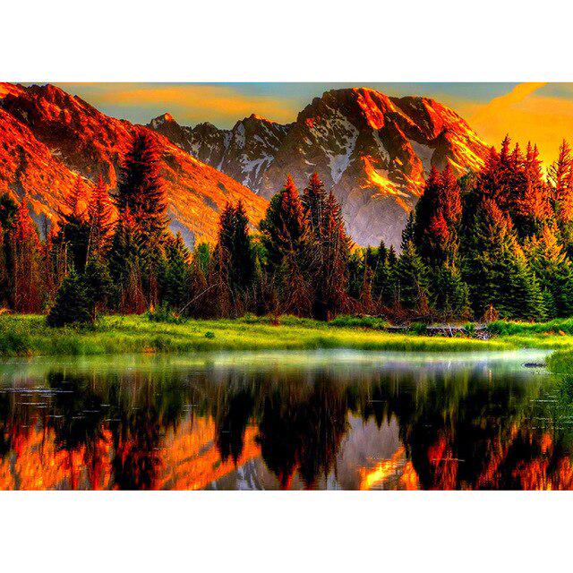 DIY 5D Diamond Painting Flower Full Round Drill Cross Stitch Kits Diamond Embroidery