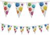 Foil Banner Garland Flags Colorful Balloons Balloons Birthday Party 230Cm