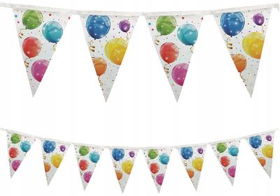 Foil Banner Garland Flags Colorful Balloons Balloons Birthday Party 230Cm