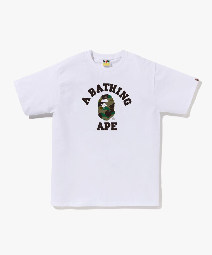 Beipeu First Camo College T-Shirt (W) Whtie/Green