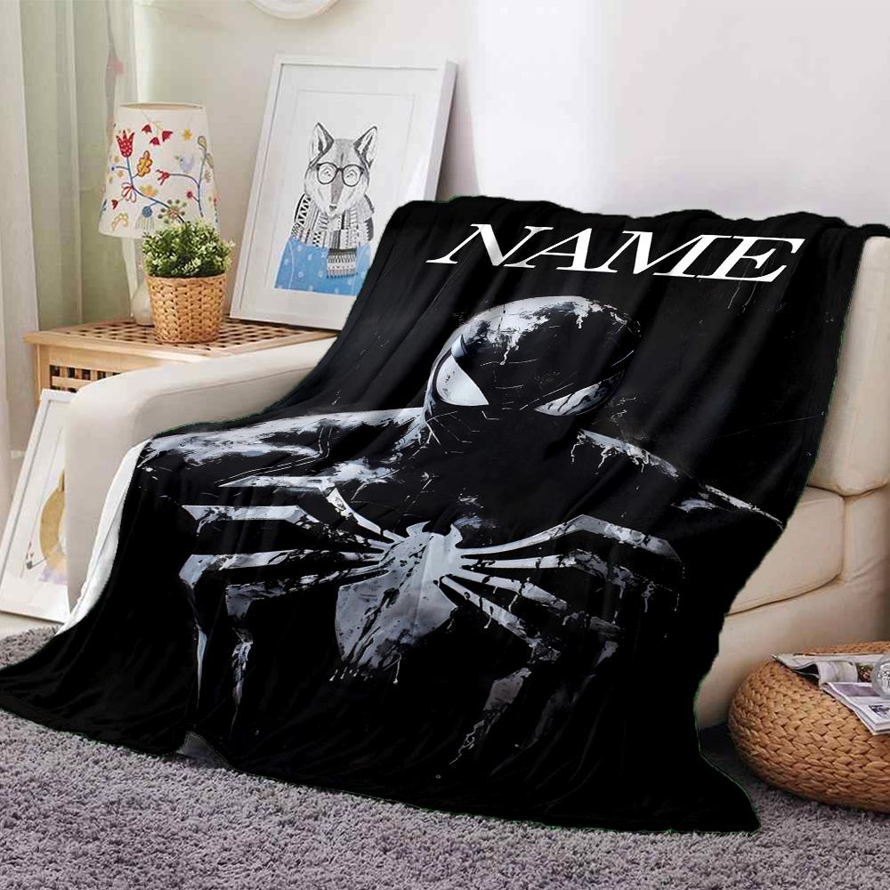 Customiz Name Personality venom Blanket Soft &Warm Sofa Office Bed Travel Lunch Break Blanket, Gift Suitable All Seasons