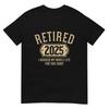 Met pensioen 2025 pensioen heel leven gewerkt voor dit T-shirt