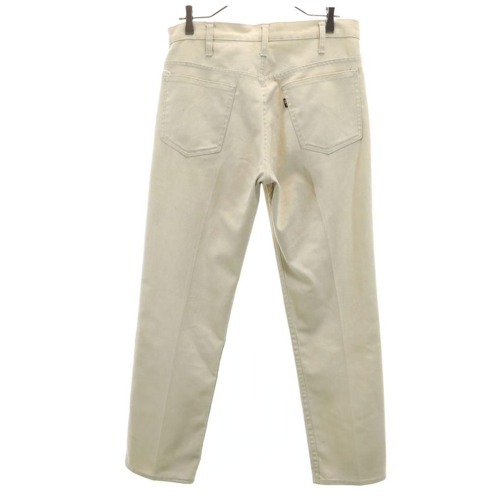 Levi's 70s Big E Vintage Long Pants Beige STA-PREST TALON Zip Men's Used
