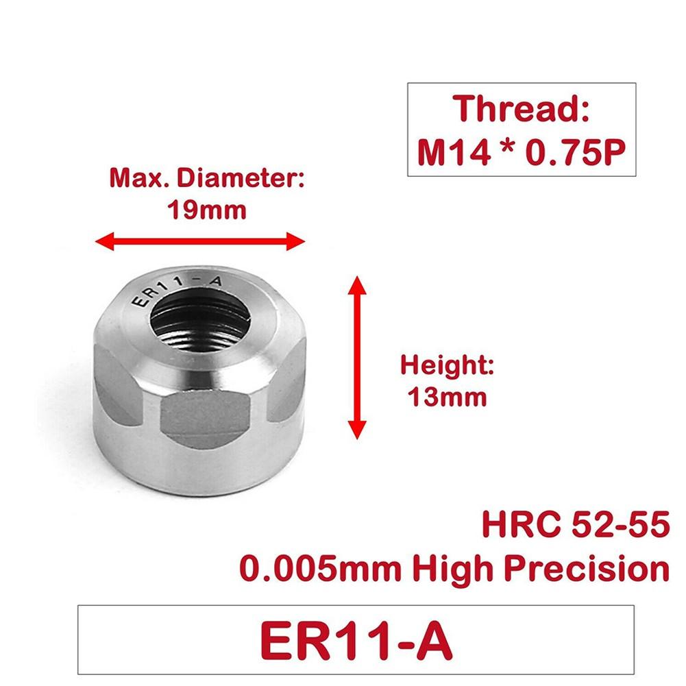 High Grade ER 111620253240 AMUM Nut for Milling Chuck with Reduced Deformation