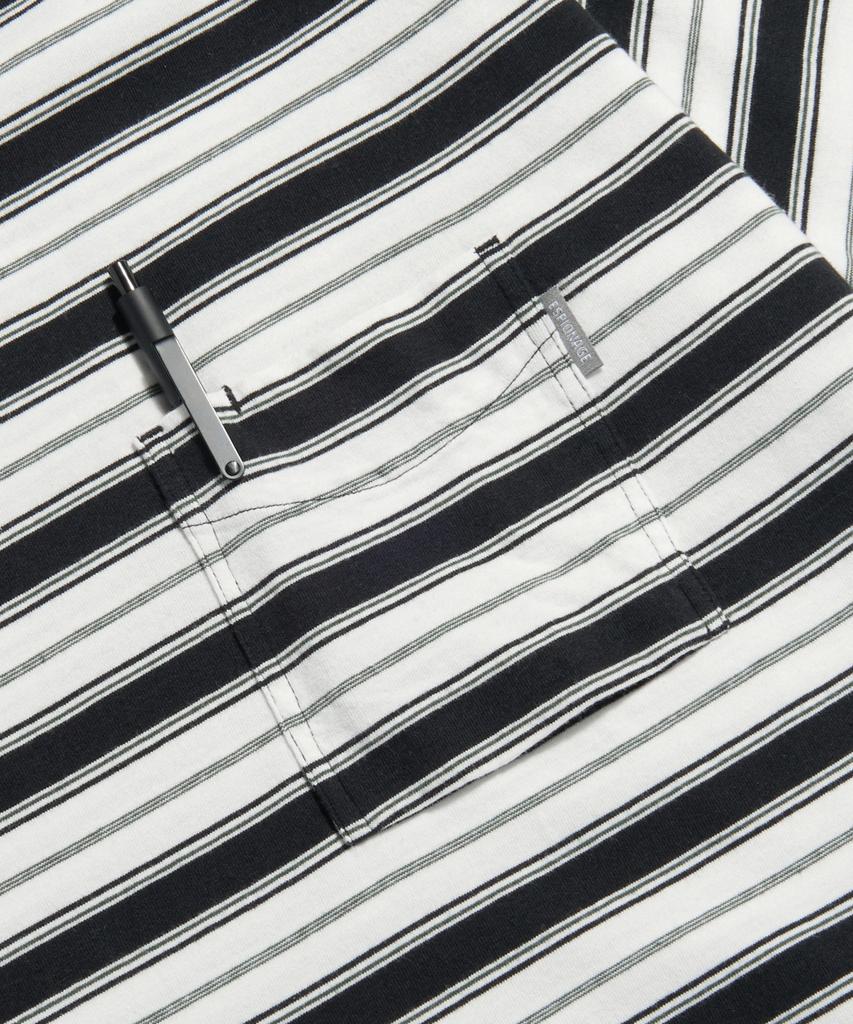 ESPIONAGE Multi Border Pocket Tee Black
