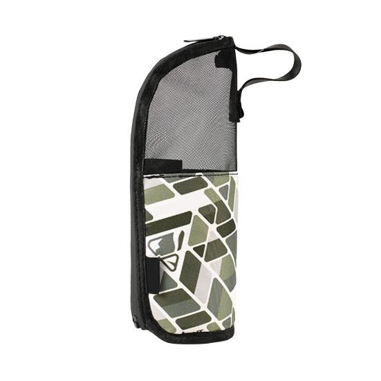 Outdoor Cutlery Storage Bag with Mesh Pocket Waterproof Portable Travel Camping Picnic Chopstick Fork Spoon Utensils Organizer Drying Carrying Bag