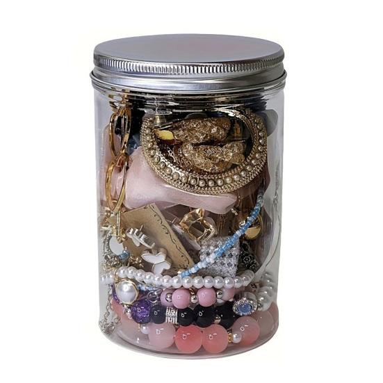 Mystery Jewelry Jar for Women, Vintage Surprise Jewelry Set, Random Mixed Box with Necklaces, Earrings, Rings, Bracelets, Gift for Her
