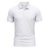 European and American Men's Simple Quick-drying Polo POLO Shirt Golf Type Men's Gentleman Loose Breathable Lapel Short Sleeves
