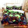 Anime Tengen Toppa Gurren Lagann Bettwäsche-Set, Bettbezug, Kissenbezug, Bettdecke, Kingsize, Queensize, Jungen, Erwachsene