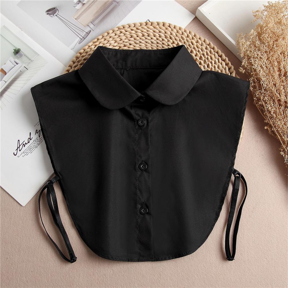 Perfect Match Fashion Half Shirt Style Fake Collar For Women Stand Detachable Collar Fake Girls Vintage Lace Ladies False Blouse Collar Decor