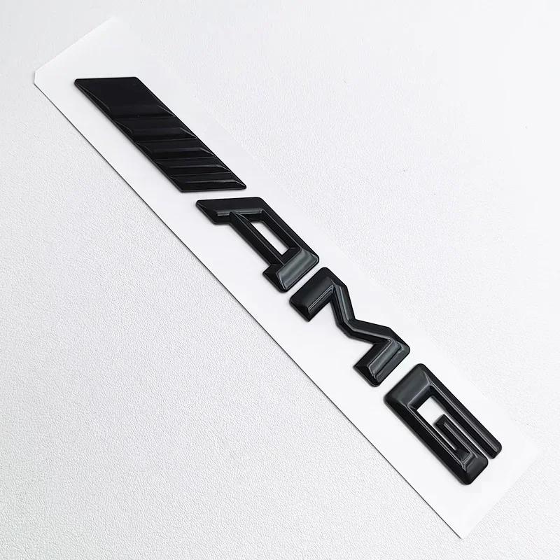 Logo AMG Emblem Letters Car Trunk Badge For Mercedes Benz W204 W205 W176 W177 W212 W213 AMG Sticker Accessories BI1
