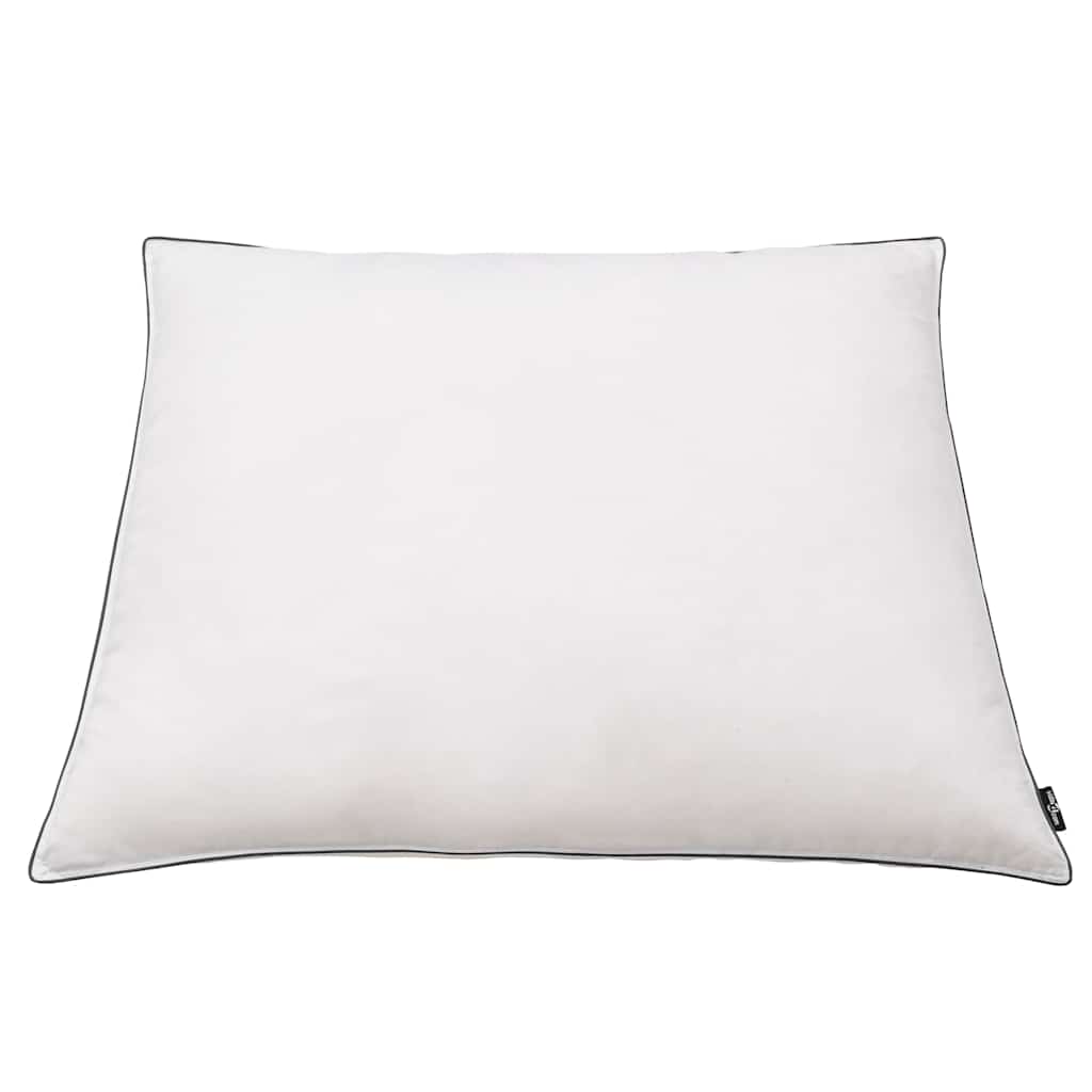 Pillows 2 Pcs Down Feather Filling Lightweight 80 X 80 Cm White