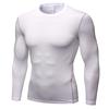 Entraînement serré pour hommes PRO sport fitness course à manches longues évacuant la transpiration chemise à manches longues à séchage rapide T-shirt vêtements YEL1019
