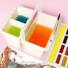 2-in-1 Foldable Brush & Pen Washing Cup - Portable & Durable Water Bucket for Art Students
