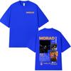Rapper Morad MDLR Album Grafik T-Shirt Unisex Damen Mode Hip Hop Vintage T-Shirt Baumwolle Übergroß Kurzarm T-Shirts Oberteile