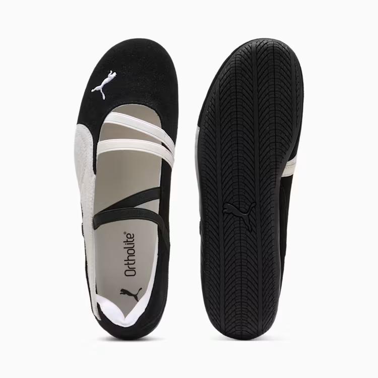 401287-06 Puma Speedcat Ballet Suede Puma Black Puma White Warm White (Women's)