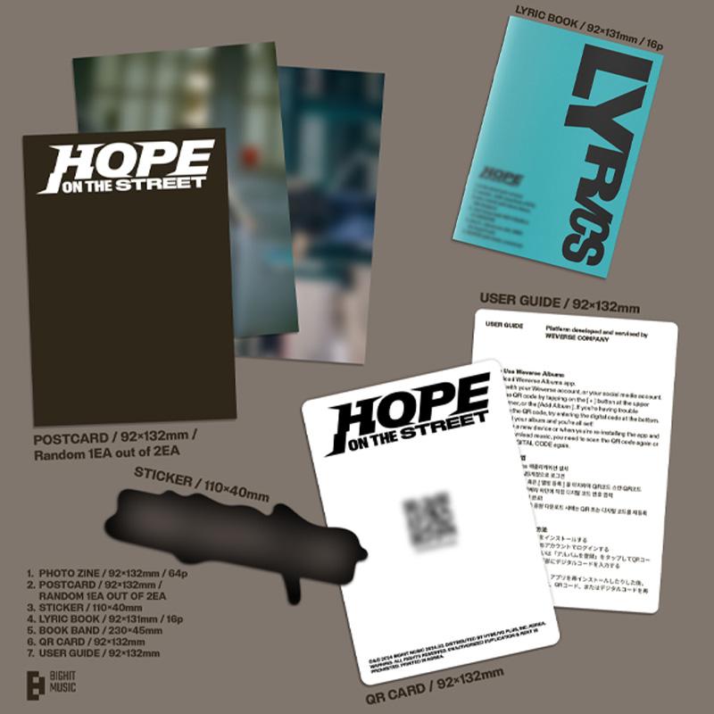 J-HOPE (BTS) : HOPE ON THE STREET VOL.1 (Weverse Albums Ver.)