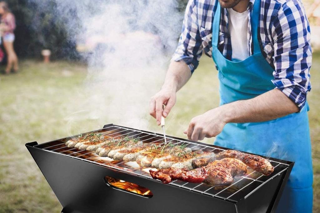 NN21 Portable Garden Grill, Foldable Tourist Grill