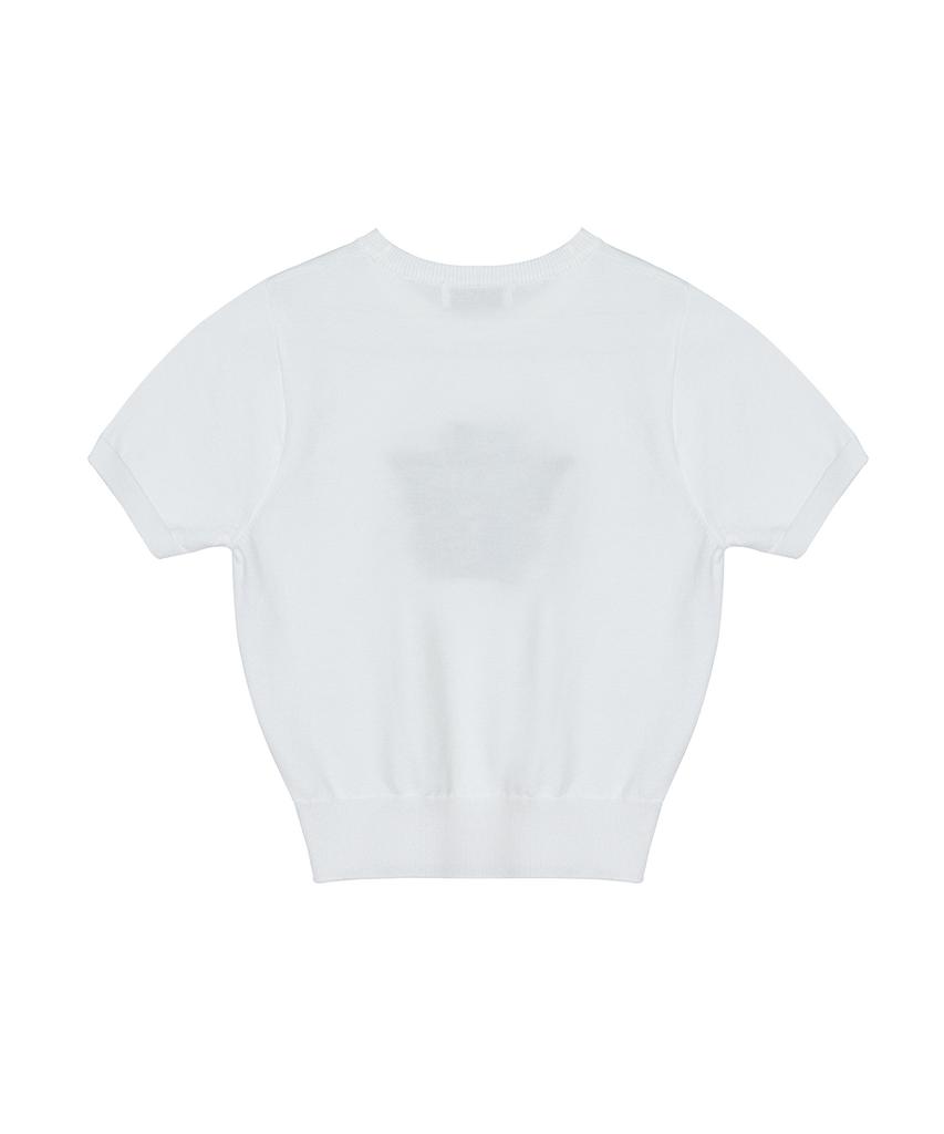 Nigaennikol Mini Butterfly Signature Half Knit_Ivory Black