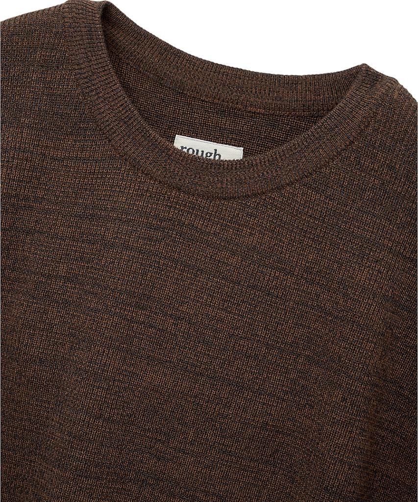 Leopeusaideu Grain Sweater Brick