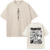 VINLAND SAGA Manga Graphic T-Shirt Thorfinn Vintage Washed Loose Tee