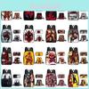 Ensemble de Sacs à Dos Deadpool Grande Capacité Pour Étudiants Présentant des Motifs Géométriques Élégants et un Design Imperméable