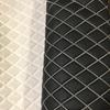 Embroidered Craft Artificial Leather Fabric Thick Sponge Quilted PU Leather Fabric For Sofa Upholstery Furniture Car Interior