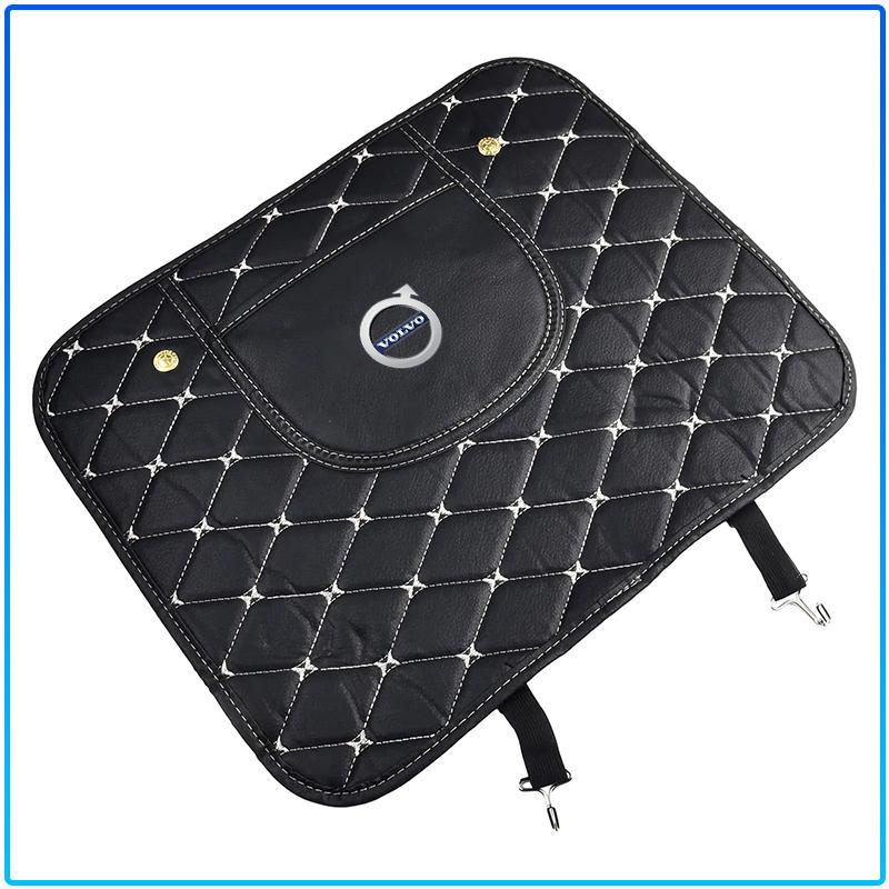 PU Leather Car Anti-Kick Mats Auto Seat Back Protector Cover Styling For Volvo XC60 XC90 S60 S80 S40 V40 V60 V70 V50 XC70