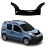 Hood Deflector - - Fiat Fiorino 2007-2019 - ABS Plastic - Easy Installation - Black