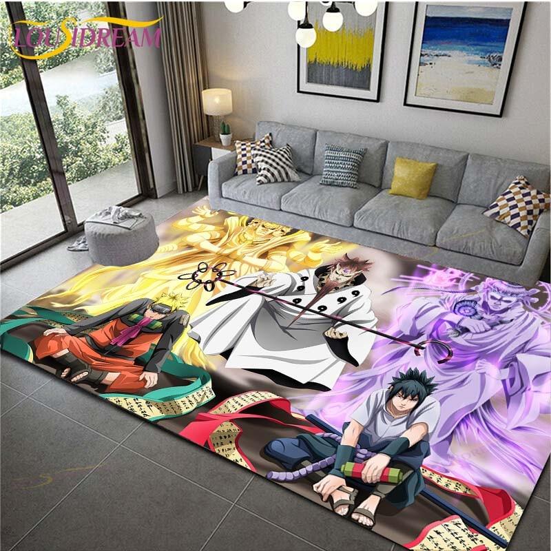 Anime Naruto antypoślizgowe dywaniki do salonu wygodny dywan miękka mata podłogowa dywaniki na mata do sypialni dywan do składania strona główna duża futrzana mata
