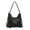 Tote Bag Solid Color Retro Casual Shoulder Bag Design Commuting Texture Large Capacity Bag Women