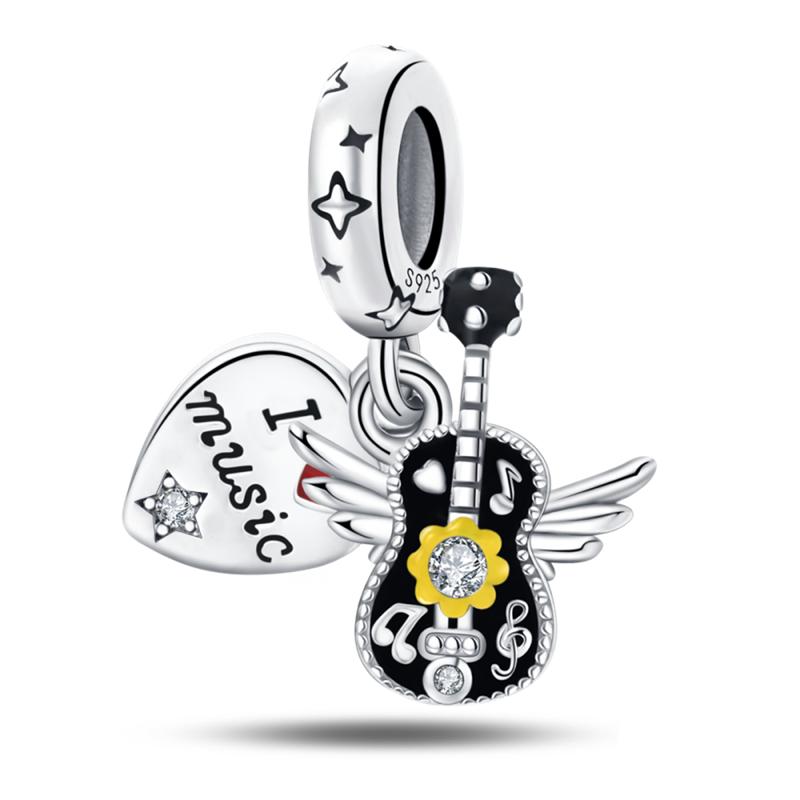 copper Fashion Charm Bead Charms Bead Colorful Parrot Peacock Carousel Dangle Compatible With Authentic Accessories Bracelets Do It Yourself Jewellery