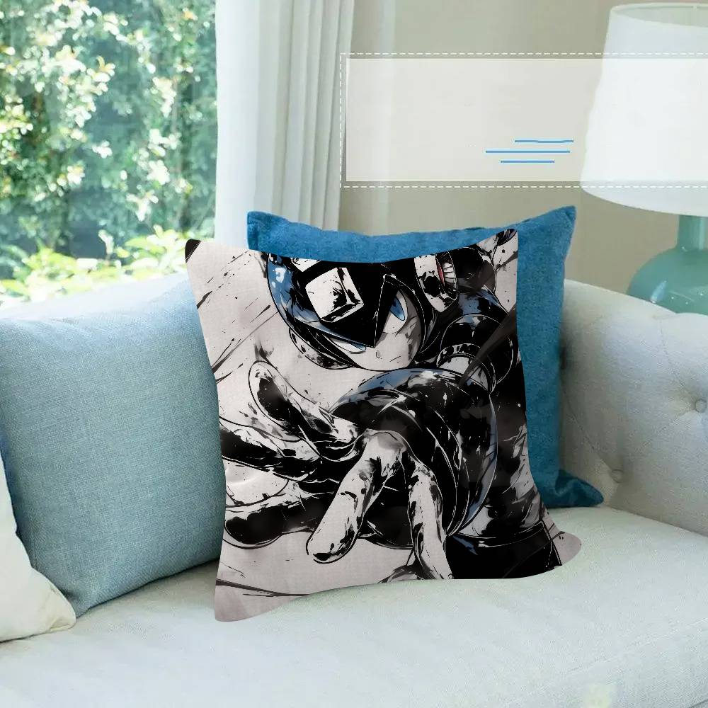 Game RRockman Megamans Personalized Picture Text Home Decorative Pillows Household Gifts Xcm