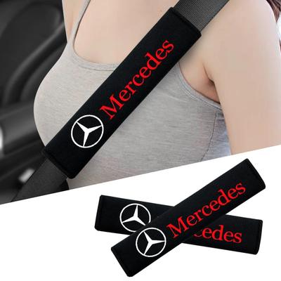 2 Stück Flanell Baumwolle Kohlefaser Schutzhülle Case für Mercedes Benz Neue B/C/E-Klasse A-Klasse C200L GLC GLK Neue CLA GLA