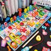 Baby Kids Montessori Educational Wooden Toys Geometric Shape Cognition Puzzle Math Toys Early Educational Toys for Children