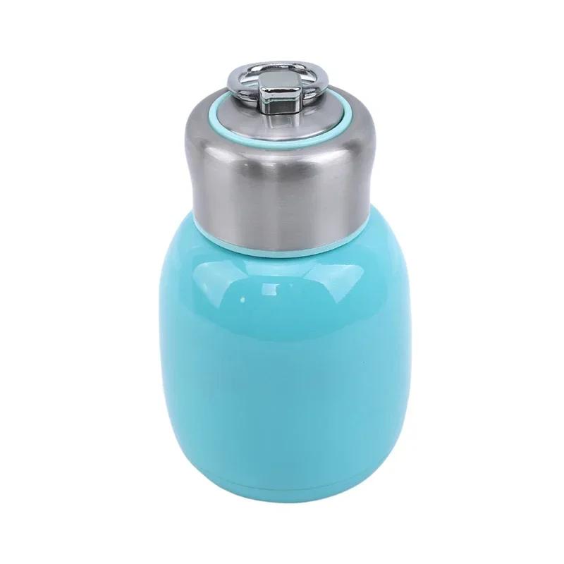 Bouteille isotherme portable en acier inoxydable pour enfant, 200 ml, mini tasse de voyage créative, grande bouteille à café
