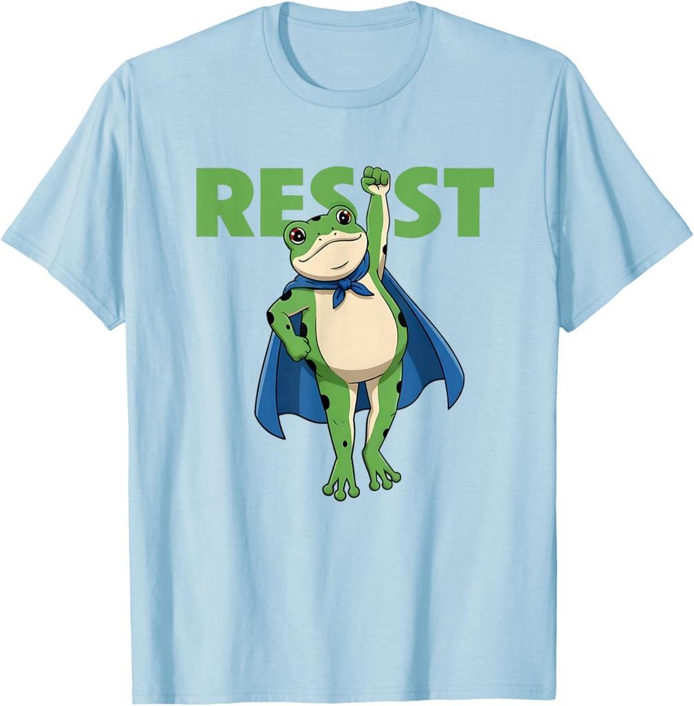 Resist Portland Frog Empower Justice Equality Art Unisex T-Shirt