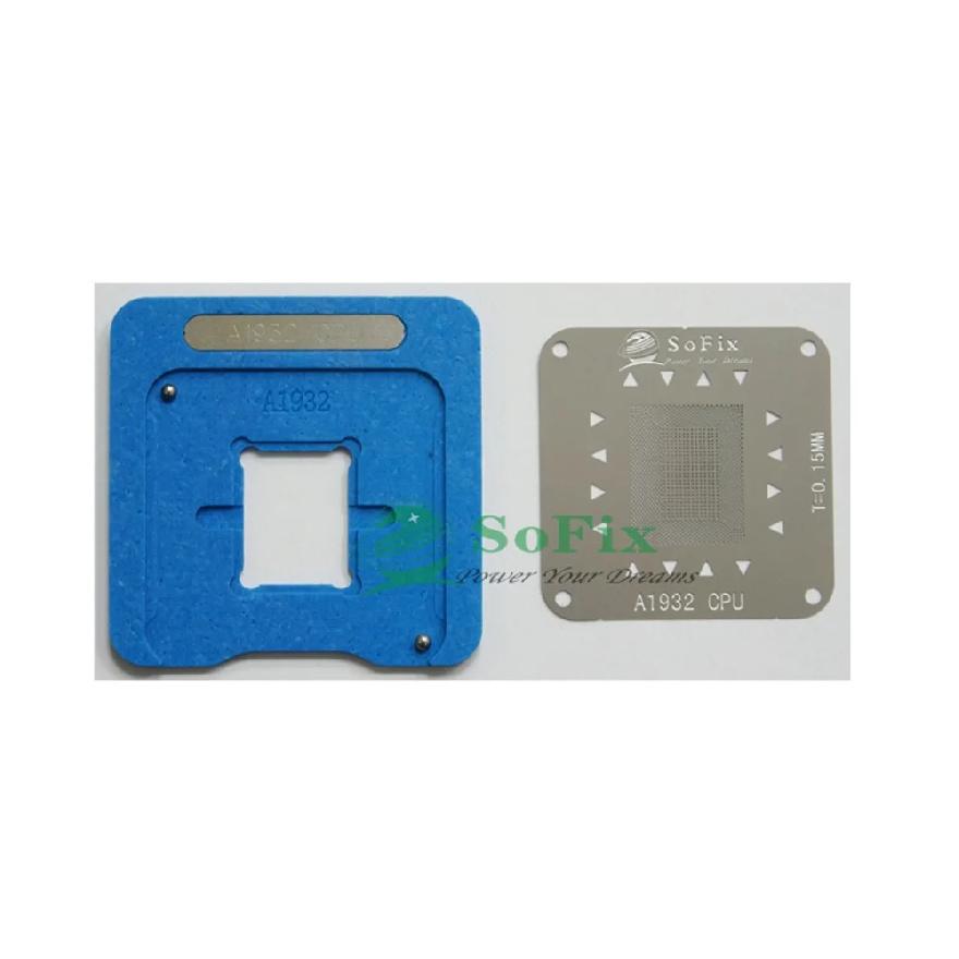 Sofix Upgrade M4 M2 Pro CPU Reballing Jig with Stencil BGA Reballing Kit Logic Board BGA Reballing Magnetic Stencil for Macbook
