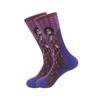 1 Paar europäische und amerikanische trendige Socken mit personalisierter Street-Fashion-Ölgemälde-Serien-Socken