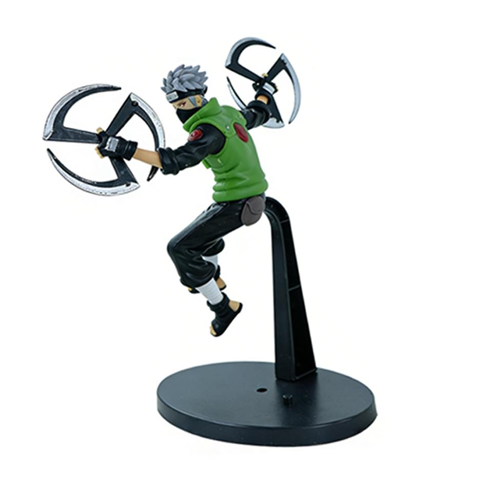 Hot 18-20Cm Naruto Anime Figure Shippuden Uchiha Sasuke Hatake Kakashi Namikaze Minato Action Figure Collection Model Toys Gifts