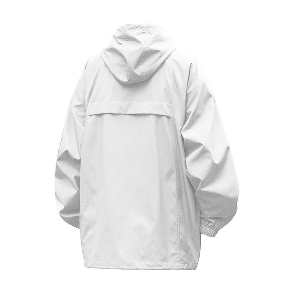 Herren Freizeit Sportjacke Wasserdicht Leicht Kapuze Wandern Golf Regenmäntel Mit Taschen