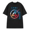 The Fantastic Four Mens Grid Short-Sleeved T-Shirt