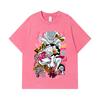 275 GSM Washed T-shirts 100% Cotton One Piece V23 Luffy Gear Print Unisex Heavy Cotton T Shirt