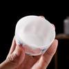 Lamb Fat Jade Hand-Painted Ceramic Gongfu Tea Set with Gaiwan, Tasting, and Host Cups