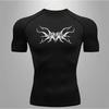 Man Compression T Shirt Gym Fitness Training Running Quick Drying Fashion Sports Summer Comfortable Stretchy Moisture-Wicking Tight Fit