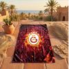 Galatasaray FC Nyomtatott Mikroszálas Strandtörölköző Gyorsan Száradó Nedvszívó Nagy Törölköző Strandoláshoz, Úszáshoz, Utazáshoz