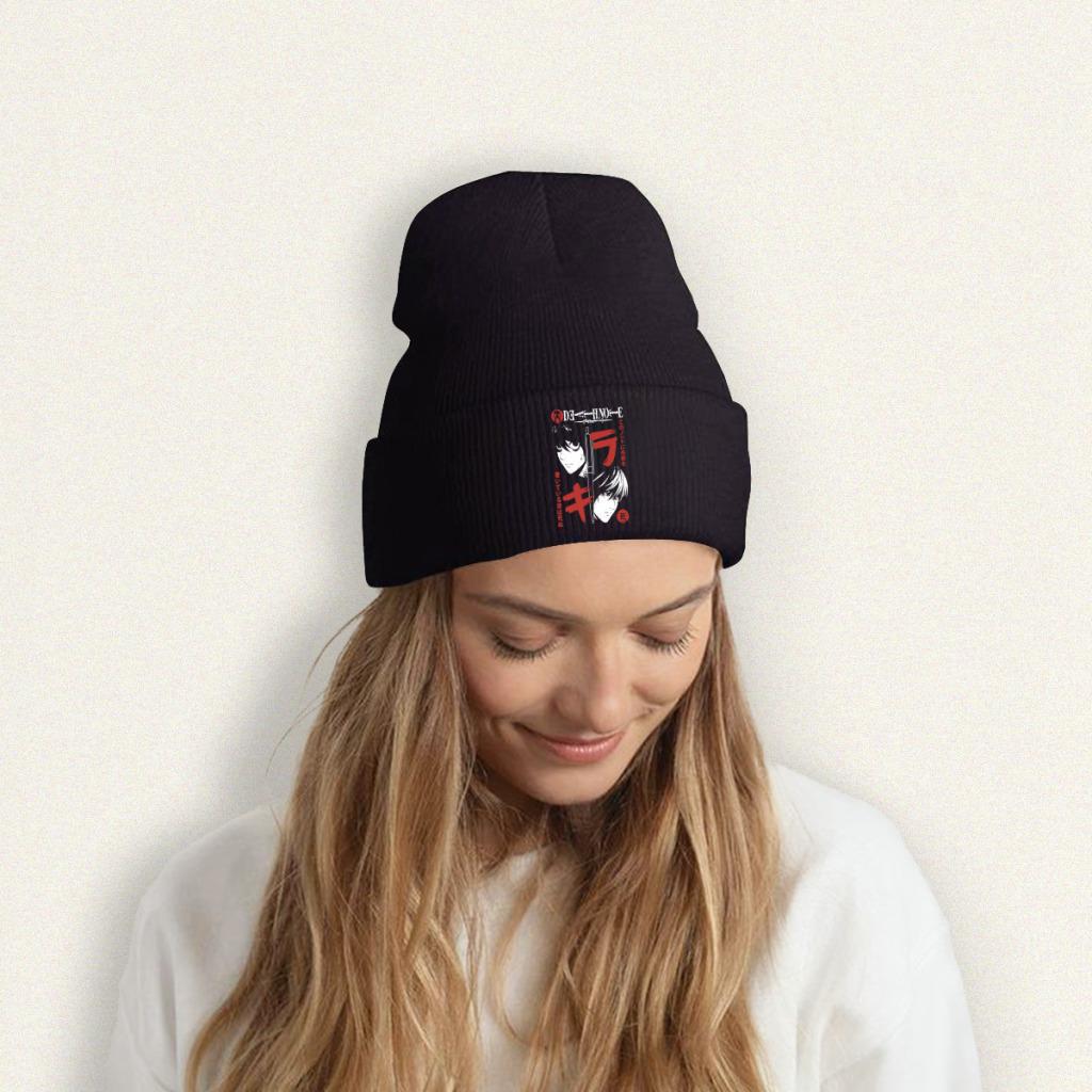 Death Note Pencil Knitted Hat Beanies Autumn Winter Hat Warm Unisex Hip Hop Cap for Unisex Women Gift