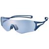 Made In Japan Sports Sunglasses EIGHT8 MNV Matte ULTRA Ice Blue Running Golf Baseball [SWANS] E-NOX EN8-0067 Navy/Polarized